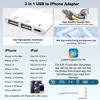 Picture of AMLLEN USB Adapter for iPad,iPad to USB Adapter,iPhone to USB Adapter Compatible iPhone/iPad,Plug N Play,Compatible with USB Flash Drive.Support iOS 16.