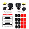 Picture of Helmet Adhesive Sticky Mounts and Buckle and Thumb Screws Accessory Kit,Compatible with GoPro Hero 11 10 9 8 Max Go Pro 7 6 5 4 3 3+ 2018 Session Fusion Insta360 DJI Osmo AKASO APEMAN Campark SJCAM