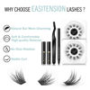 Picture of DIY Eyelash Extension EASITENSION Individual Bounded Glue Lash Clusters 3D Effect Volume Lashes Set, Home Eyelash Extension, C curl Lashes Pack 12mm,14mm (KIT-Volume)