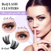 Picture of Lash Clusters 208 PCS Cluster Lashes Individual Lashes B05+B06 Eyelash Extensions 10-18mm DIY Lash Extensions D Curl Volume Wispy Soft Comfortable Band False Lashes (D-10-18MIX,B05+B06)