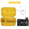 Picture of Canboc Carrying Case for Canon PowerShot G7 X Mark II/ G7 X Mark III / G5 X Mark II / G7X Digital Camera, Point and Shoot Vlogging Camera Bag, Zipper Mesh Pocket fits USB Cable, Batteries, Yellow