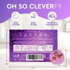 Picture of Cleverfy Shower Steamers Aromatherapy - Variety Pack of 6 Shower Bombs with Essential Oils. Self Care Christmas Gifts for Women and Stocking Stuffers for Adults and Teens. Purple Set