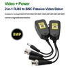 Picture of Bavmav Video Balun, BNC to RJ45, 2 Pairs HD-CVI/TVI/AHD(720P/960P/1080P/3MP/5MP/8MP) Passive Video Balun with Power Connector and RJ45 Data Transmitter BNC Twisted Pair (RJ45 8MP # 2 in 1)