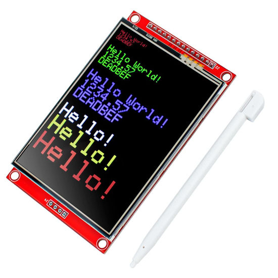 Picture of Hosyond 3.2 Inches TFT LCD Touch Screen Shield Display Module 320x240 SPI Serial ILI9341 with Touch Pen Compatible with Arduino R3/Mega2560 Development Board