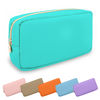 Picture of Waterproof Small Makeup Bag Pouch for Purse,Nylon Travel Toiletry Storage Bag Cute Preppy Cosmetic Bag for Women Girl,Waterproof Makeup Organizer Bag Skincare Bag Purse with Zipper(Small-Mint Green)