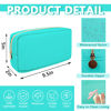 Picture of Waterproof Small Makeup Bag Pouch for Purse,Nylon Travel Toiletry Storage Bag Cute Preppy Cosmetic Bag for Women Girl,Waterproof Makeup Organizer Bag Skincare Bag Purse with Zipper(Small-Mint Green)