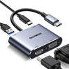 Picture of Shuomeng USB C to HDMI VGA Adapter, 4 in 1 USB-C to HDMI Adapter Hub Compatible for Thunderbolt 3 MacBook Pro/Air/ipad Pro, Dell, XPS, Samsung Galaxy S20 S10, Other Type-C Device