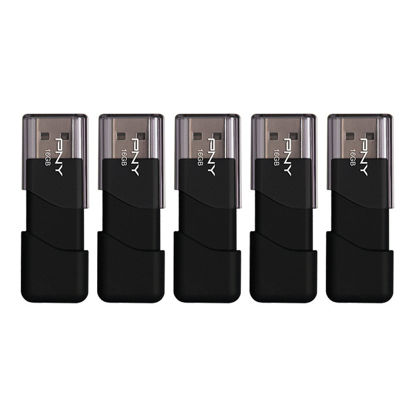 Picture of PNY 16GB Attaché 3 USB 2.0 Flash Drive, 5-Pack