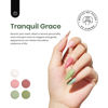 Picture of beetles Gel Polish 6 Colors Green Pink Gel Nail Polish Tranquil Grace Collection Olive Green Gel Nail Design Light Green Off White Nail Manicure Diy Soak Off Uv Led Lamp Needed Gift for Women