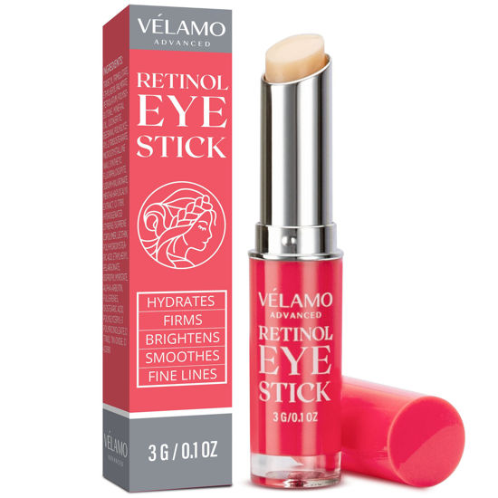 Picture of Retinol Eye Stick, Retinol Eye Cream for Dark Circles and Puffiness, Visible Results in 3-4 Weeks, Under Eye Cream Anti Aging, Eye Brightener Stick, Eye Cream for Wrinkles, Brightening Eye Cream for Puffiness and Bags under Eyes, Brightening Eye Bal