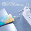 Picture of 20W USB-C Fast Charger for iPad 10th Generation Gen 2022 10.9" Tablet A2696 A2757 A2777 with 2 Charging Ports and C-C AC Power Supply Adapter Cord Cable