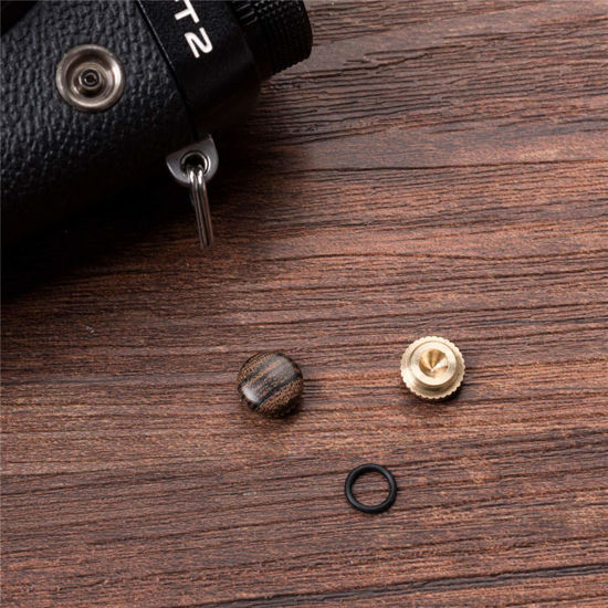 Getuscart Wood Wooden Camera Flash Remote Pc Sync Terminal Cap Cover