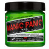 Picture of MANIC PANIC Electric Lizard Green Hair Dye - Classic High Voltage - Semi Permanent Bright Neon Green Hair Dye With Lime Green Hues - Glows in Blacklight - Vegan, PPD And Ammonia Free (4oz)