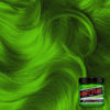 Picture of MANIC PANIC Electric Lizard Green Hair Dye - Classic High Voltage - Semi Permanent Bright Neon Green Hair Dye With Lime Green Hues - Glows in Blacklight - Vegan, PPD And Ammonia Free (4oz)