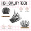 Picture of LASHVIEW Lash-Extension-Clusters 168pcs D Curl Lash Clusters Natural Look Cluster Lashes Extensions Super Thin Band & Soft Lashes Reusable 9-16mm MIX (56D)