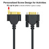 Picture of UV-CABLE 2-Pack VGA Extension Cable 6ft, VGA Cable Male to Female (VGA 15 Pin), SVGA Male to Female HD15 Monitor Video Adapter Cable Support 1080P Full HD for Laptop, PC, Projector, HDTV, Display