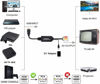 Picture of HDMI to RCA Converter, HDMI to RCA Cable, 1080P HDMI to AV Adapter Cable Supports NTSC for TV Stick, Roku, Chromecast, Apple TV, PC, Laptop, Xbox, HDTV, DVD Etc