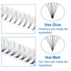 Picture of Lash Extension Premade Fans Eyelash Extensions 320PCS Pre Made Fans Lash Extensions 8D/10D/12D Lashes Extension 0.07mm C/D Curl Promades Eyelash Fans Mixed Length 9-16/13-20mm Eyelash Extension(8D-0.07-C, 916mm Mixed Tray)