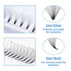 Picture of Lash Extension Premade Fans Eyelash Extensions 320PCS Pre Made Fans Lash Extensions 5D/6D Lashes Extension 0.07mm C/D Curl Promades Eyelash Fans Mixed Length 9-16/13-20mm Eyelash Extension(6D-0.07-C, 916mm Mixed Tray)