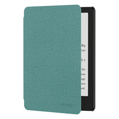 Picture of Ayotu Case for All-New 6.8" Kindle Paperwhite (11th Generation - 2021 Release), Durable Smart Cover with Auto Sleep/Wake, Only Fit 2021 Kindle Paperwhite or Signature Edition, Mint Green