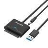 Picture of WAVLINK USB3.0 to SATA 3 Hard Drive Cable Adapter, SATA to USB A 5Gbps Adapter Cable, External Hard Drive Connector for 2.5 inch 3.5 inch HDD SSD Data - Include 12V/2A Power Adapter