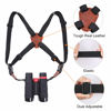 Picture of Vigorport Camera Strap,Cross Shoulder Straps for Binoculars, Rangefinders,Harness Strap Compatible with Canon, Nikon, Sony and DSLR SLR Cameras-Brown