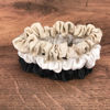 Picture of Celestial Silk Mulberry Silk Scrunchies for Hair (Small, Ivory, Black, Taupe)