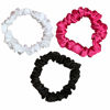 Picture of Celestial Silk Mulberry Silk Scrunchies for Hair (Small, Hot Pink, Black, White)