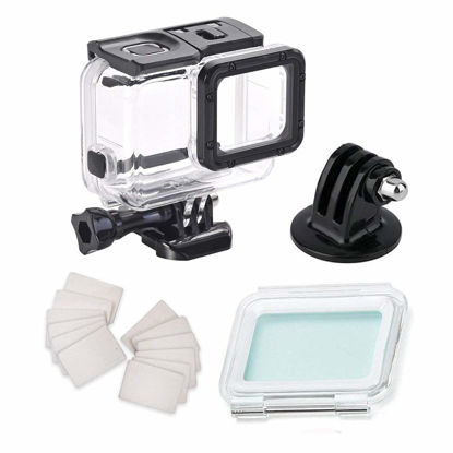 Picture of Waterproof Housing Case for Gopro Hero7 Silver Hero7 White, with Anti Fog Inserts Accessories Suitable for Underwater Diving Photography 45M Protective Shell