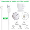 Picture of Power Cable Compatible with Google Nest Cam Outdoor or Indoor, Battery, 30Ft/9.1m Weatherproof Outdoor Cable Continuously Charging Your Nest Camera (White)