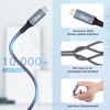 Picture of ELECPOW [USB-IF Certified] USB4 Compatible with Thunderbolt 4 Cable 6.6 FT, 40Gbps Cable with 100W Charging and 8K@30Hz 5K@60Hz or Dual 4K Video for Thunderbolt 4, Thunderbolt 3, USB-C Cable