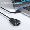 Picture of DriverGenius USB232A-B, USB to Serial RS232 DB9 Adapter with 3 x LEDs - Win11 & Mac (M/M, 3ft/1m)