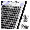 Picture of BEYELIAN Cluster Lashes C Curl 144 Pcs Individual Mega Lash Clusters False Eyelashes Extension Natural Look Reusable Glue Bonded Black Super Thin Band Mix DIY Eyelash Extension Style710