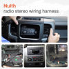 Picture of NuIth 70-6502 Car Radio Wiring Harness w/Antenna Adapter Connector Select for 2002-2007 Dodge Ram, 2003-2007 Jeep, 2000-2007 Chrysler Aftermarket Install Stereo Cable Antenna Connector Plug