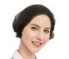 Picture of ProtectX Disposable Bouffant (Hair Net) Caps Hair Head Cover Nets 24” (Black 100 pack)