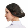 Picture of ProtectX Disposable Bouffant (Hair Net) Caps Hair Head Cover Nets 24” (Black 100 pack)