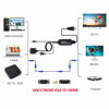 Picture of VGA to HDMI Cable, VGA to HDMI Adapter Cable with Audio for Connecting Old PC, Laptop with a VGA Output to New Monitor, Display, HDTV with HDMI Input (Male to Male)