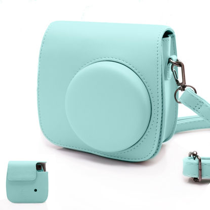 Picture of Fujifilm Mini 9 Ice Blue Film Camera Case for Fujifilm Mini 8/8+/ 9 Camera with Strap by HelloHelio