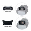 Picture of JJC 2 Types Viewfinder Eyecup Eyepiece for Canon 6D Mark II 6D 5D Mark II 5D 90D 80D 70D, Long Design + Orignal Eyeshape Replaces Canon EB Eye Cup