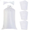 Picture of 25pack Empty Sandbags with Ties,14x26 inches Woven Polypropylene Sand Bags with 1600 Hours of UV Protection(White)