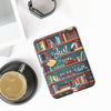 Picture of kwmobile Case Compatible with Kobo Clara 2E / Tolino Shine 4 Case - eReader Cover - Library Motto Multicolor