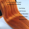 Picture of Ginger Orange Braiding Hair Pre stretched Human Hair Kanekalon Braiding Hair 16inch 6 Packs