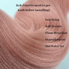 Picture of Rose Gold Pink Braiding Hair Pre stretched Human Braiding Hair Kanekalon Braiding Hair 16inch 6 Packs