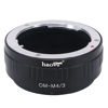 Picture of Haoge Manual Lens Mount Adapter for Olympus OM Zuiko Mount Lens to Olympus and Panasonic Micro Four Thirds MFT M4/3 M43 Mount Camera