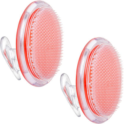 Picture of Dylonic 2pk Exfoliating Body Scrub Razor Bump Brush + Ingrown Hairs Treatment - Skin Exfoliator for Body Shaving Irritation, Strawberry Legs, Armpit, Bikini Line - Body Exfoliator Scrubber Loofah