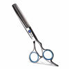 Picture of Hair Thinning Scissors Cutting Teeth Shears Professional Barber ULG Hairdressing Texturizing Salon Razor Edge Scissor Japanese Stainless Steel with Detachable Finger Ring 6.5 inch