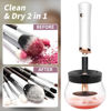 Picture of RICRIS Makeup Brush Cleaner and Dryer Machine Deep Clean Fast Dry, Make up Brush Cleansers Tools with 8 Elastic Rubber Connector Fit Most Cosmetic Brushes