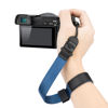 Picture of Camera Wrist Strap with Quick Release, Camera Hand Strap for Sony ZV-E10 A6700 A6600 A6500 A6400 A6300 A6100 A6000 A7C Canon EOS R6 Mark II M50 M6 Mark II M200 Nikon Zfc Fuji X-S20 XT5 X-S10 - BLUE