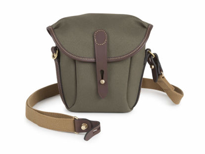 Picture of Billingham Galbin 8 Binocular Case (Sage FibreNyte / Chocolate Leather)