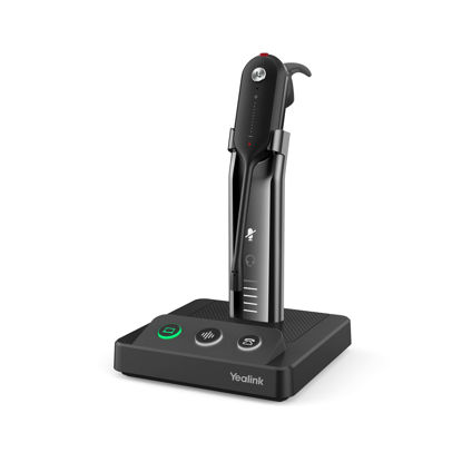 Picture of HWUSA Yealink WH63 Convertible UC DECT Wireless Headset with Charge Stand